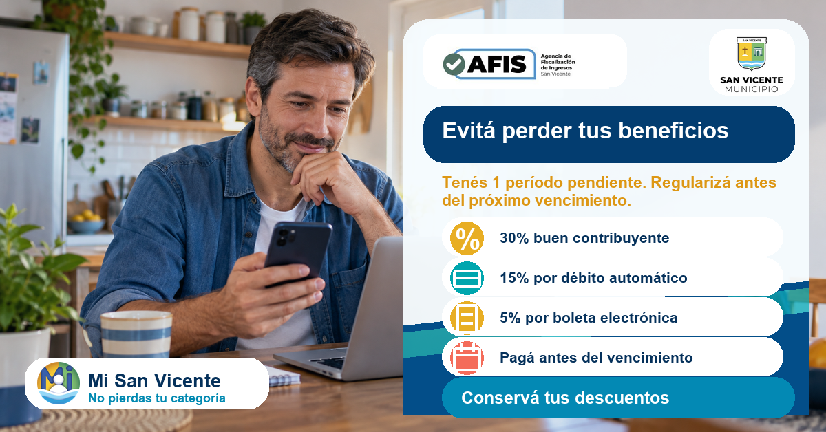Conservá tus beneficios