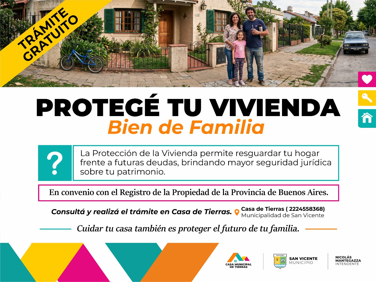 San Vicente fortalece la protección de la vivienda y la regularización dominial de las familias 1