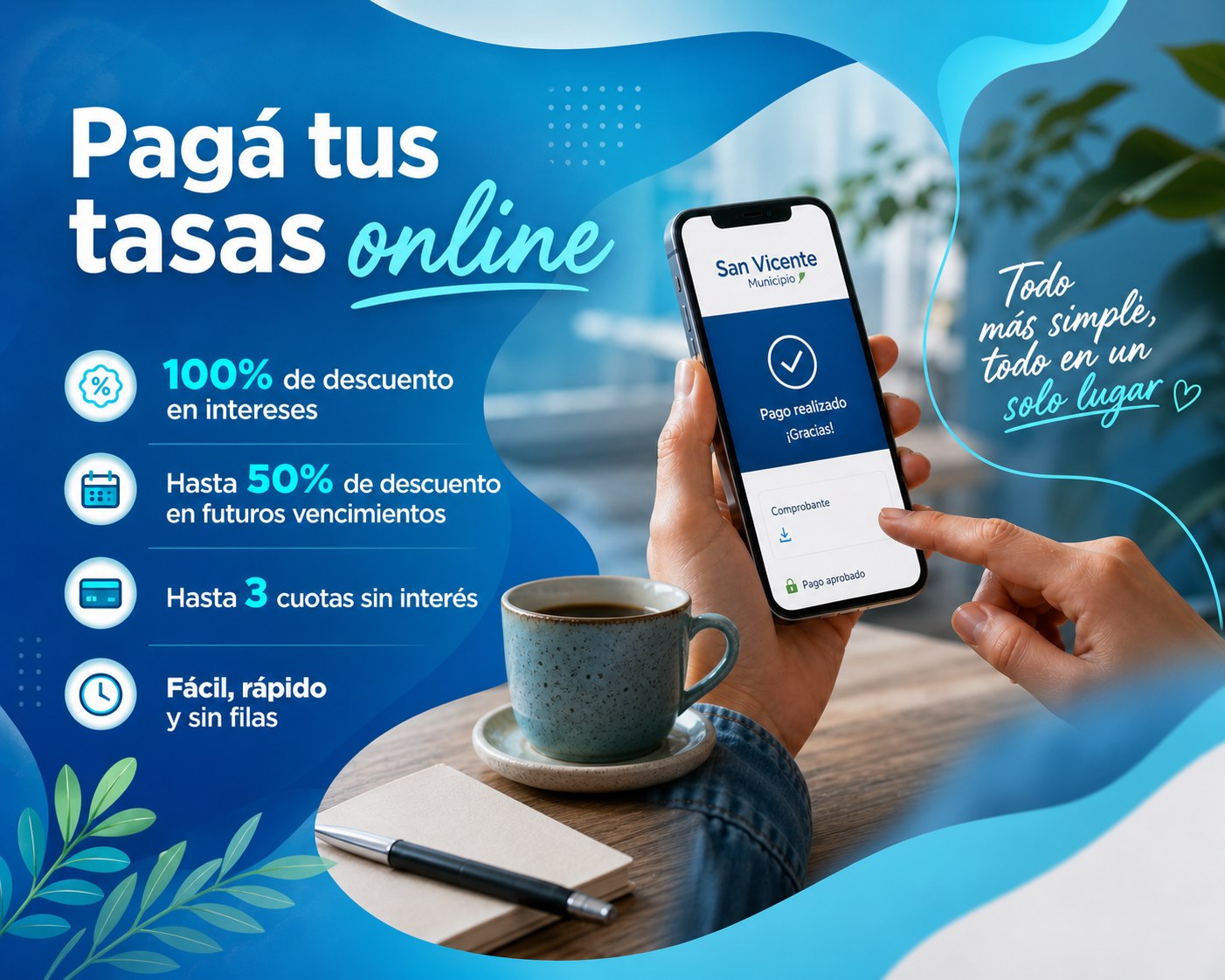 Pag&aacute; online con descuentos