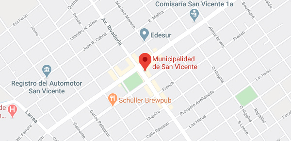 mapa de San Vicente